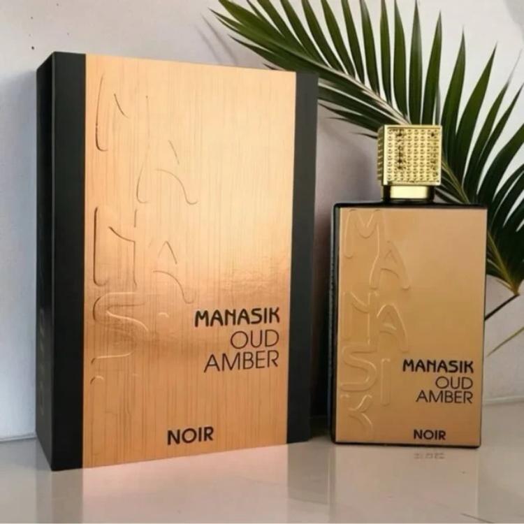 Manasik Oud Amber Noir & Bleu 100ml Eau De Parfum Unisex Arabian Fragrance EDP