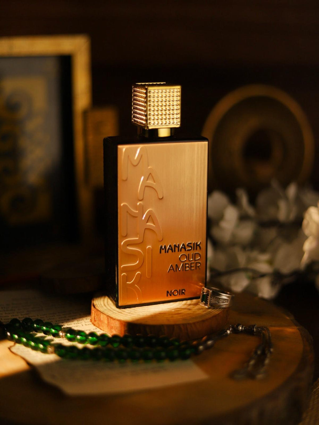 Manasik Oud Amber Noir & Bleu 100ml Eau De Parfum Unisex Arabian Fragrance EDP