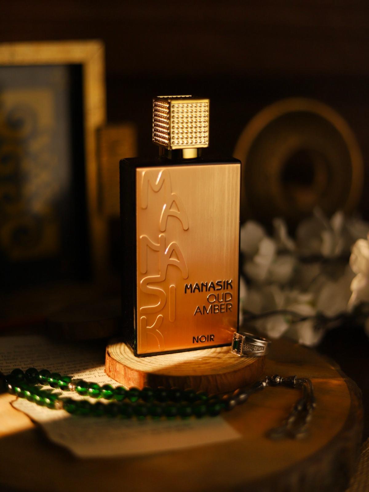 Manasik Oud Amber Noir & Bleu 100ml Eau De Parfum Unisex Arabian Fragrance EDP
