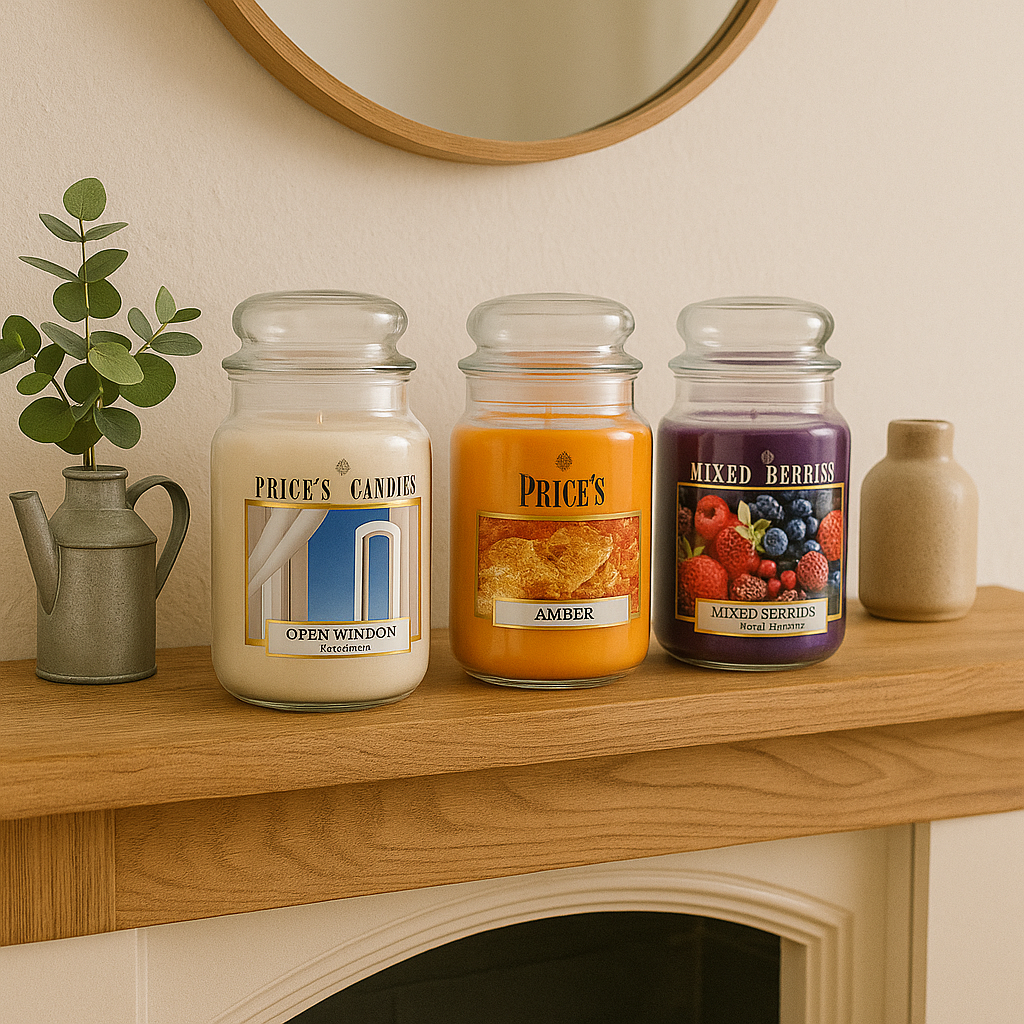 Price’s Candle Jar Scented Candles Multiple Fragrances Home Gift Decor Relaxing