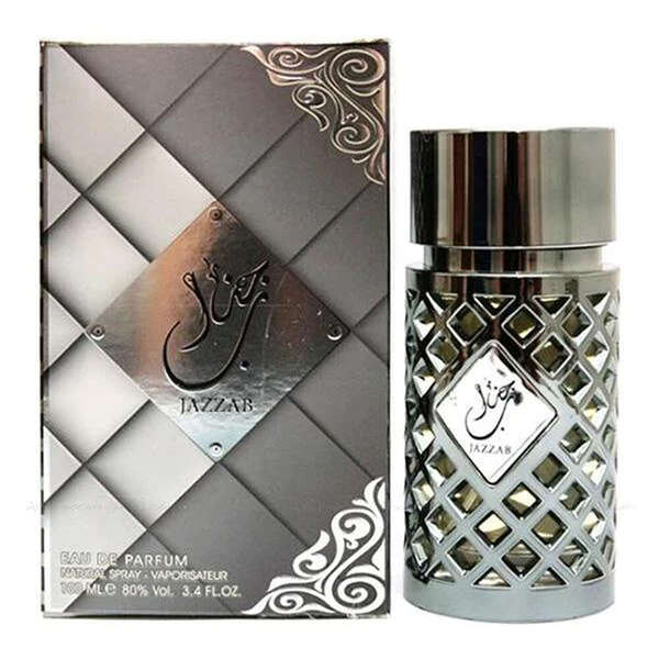 Jazzab Silver Perfume Al Zaafaran Arabian Fragrance Attar Eau de Parfume 100ml