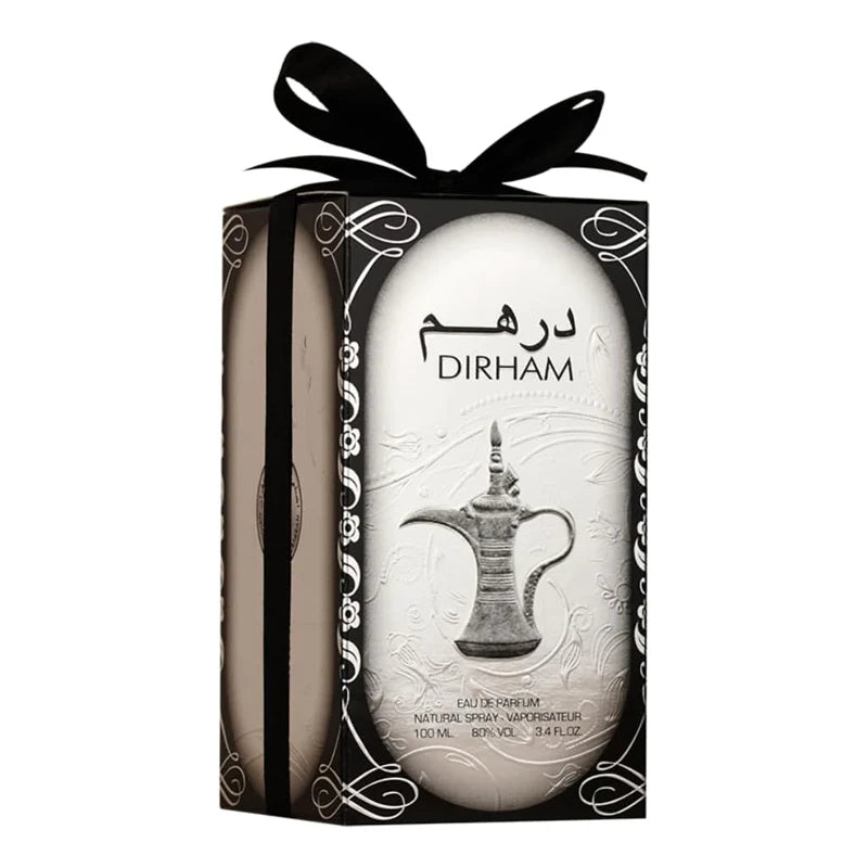 Ard Al Zaafaran Dirham Silver Eau De Parfum  100ml Authentic Men’s Arabian Fragrance Oud