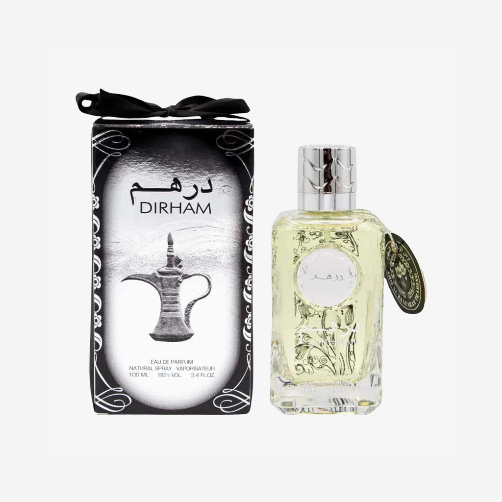 Ard Al Zaafaran Dirham Silver Eau De Parfum  100ml Authentic Men’s Arabian Fragrance Oud