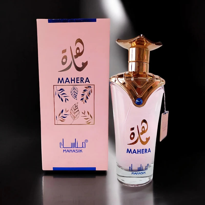 Manasik Mahera Perfume 100ml Unisex Eau De Parfum Oud Vanilla Rose Gift Boxed