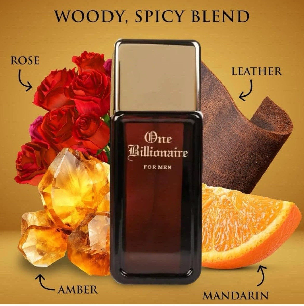 One Billionaire Eau De Parfum 100ml For Men Gift For Him Long Lasting Fragrance