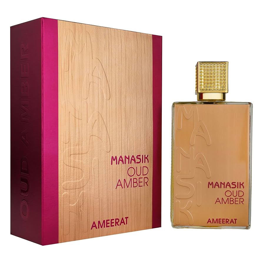 Manasik Oud Amber Ameerat 100ml Unisex Arabic Perfume EDP Original Boxed