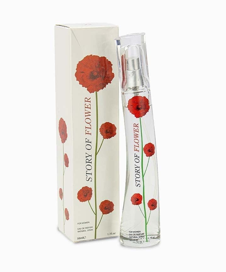 STORY OF FLOWER PERFUME RED EDP FOR WOMEN 50ML FRAGRANCE GIFT