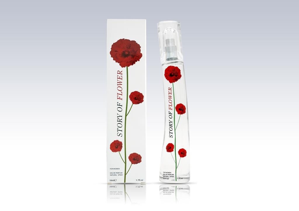 STORY OF FLOWER PERFUME RED EDP FOR WOMEN 50ML FRAGRANCE GIFT